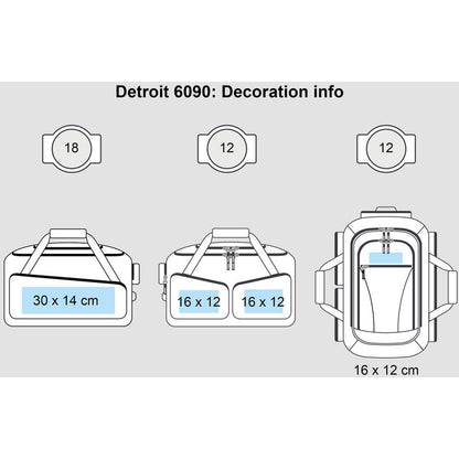 Grey-Black - Lifestyle - Shugon Detroit Trolley Holdall Duffle Bag (75 Litres)