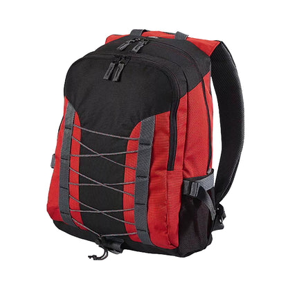 Red-Black - Side - Shugon Miami Backpack (26 Litres)