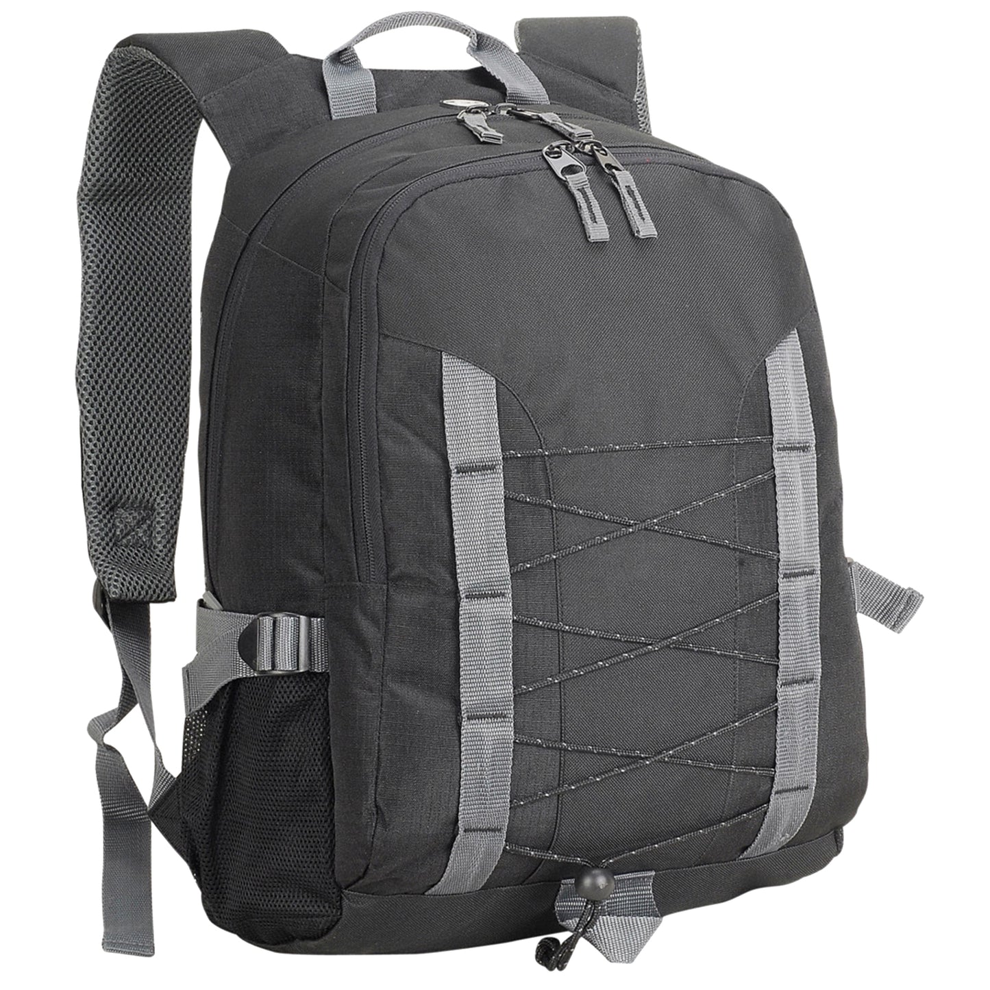 Black-Grey - Front - Shugon Miami Backpack (26 Litres)