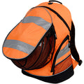 Hi Vis Orange - Side - Shugon Hi-Vis Rucksack - Backpack - 23 Litres