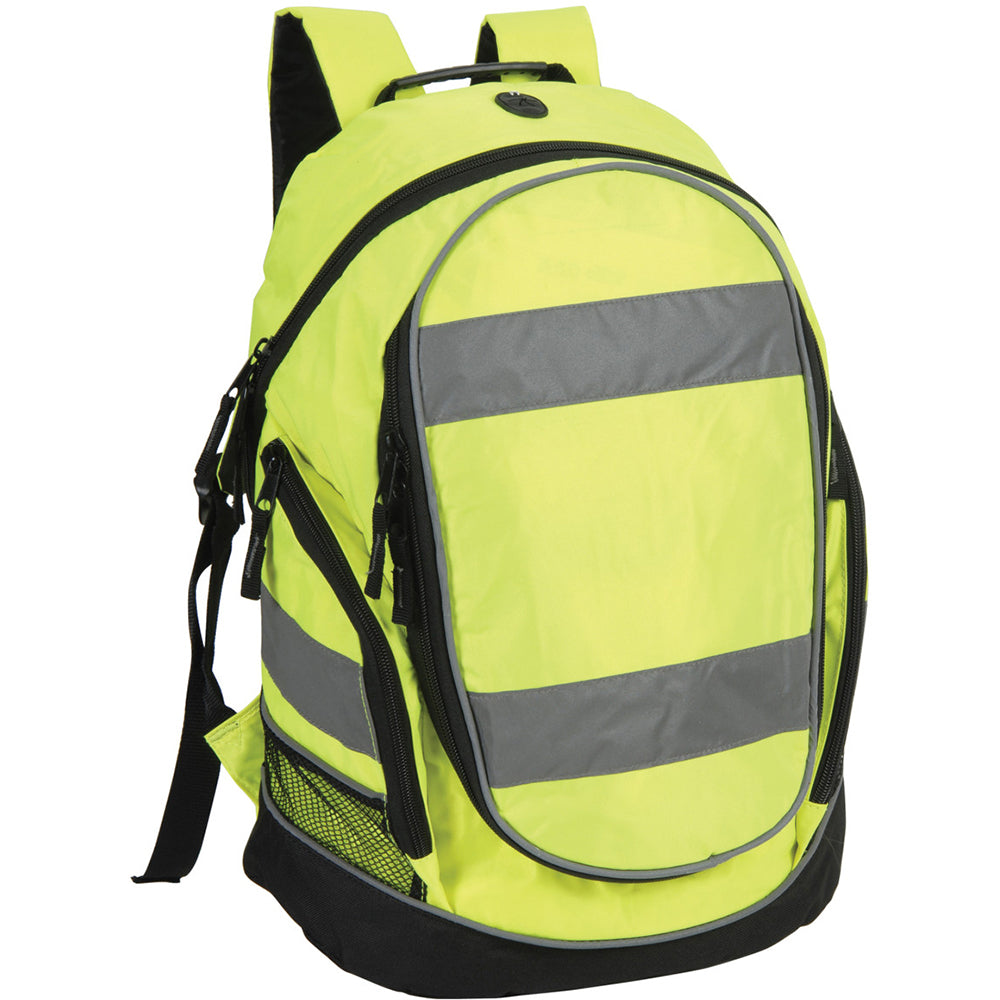 Hi-Vis Yellow - Front - Shugon Hi-Vis Rucksack - Backpack - 23 Litres