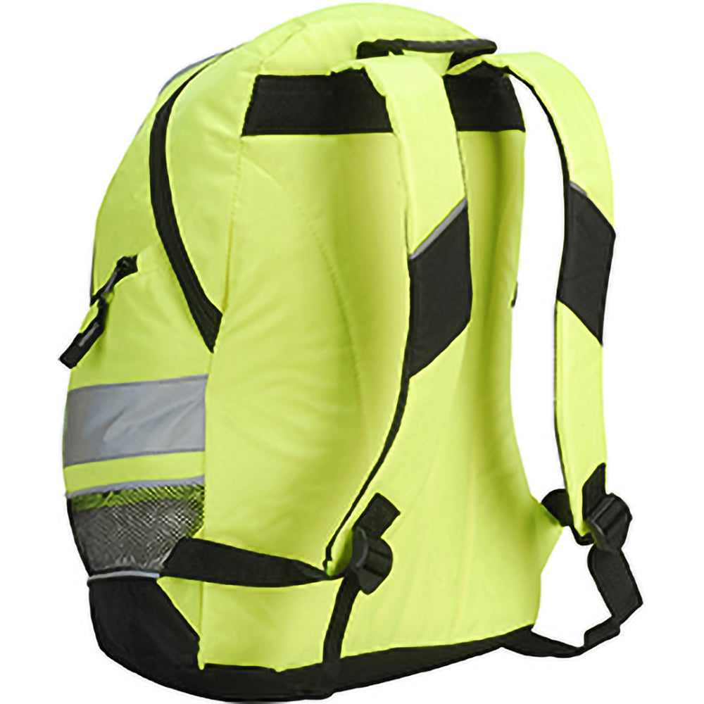 Hi-Vis Yellow - Back - Shugon Hi-Vis Rucksack - Backpack - 23 Litres