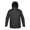 Black-Black - Front - Stormtech Mens Fusion 5 In 1 System Parka Hooded Waterproof Breathable Jacket