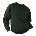 Bottle Green - Back - UCC 50-50 Unisex Plain Set-In Sweatshirt Top