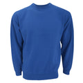 Royal - Front - UCC 50-50 Unisex Plain Set-In Sweatshirt Top