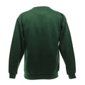 Bottle Green - Back - UCC 50-50 Mens Heavyweight Plain Set-In Sweatshirt Top