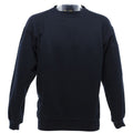 Navy Blue - Front - UCC 50-50 Mens Heavyweight Plain Set-In Sweatshirt Top
