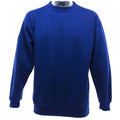 Royal - Front - UCC 50-50 Mens Heavyweight Plain Set-In Sweatshirt Top