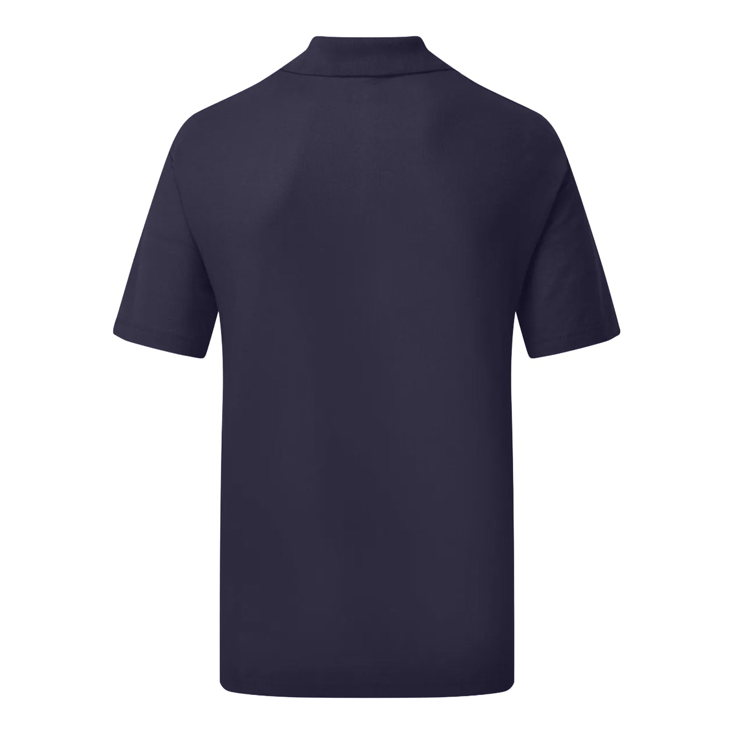 Navy Blue - Back - UCC 50-50 Mens Plain Pique Short Sleeve Polo Shirt