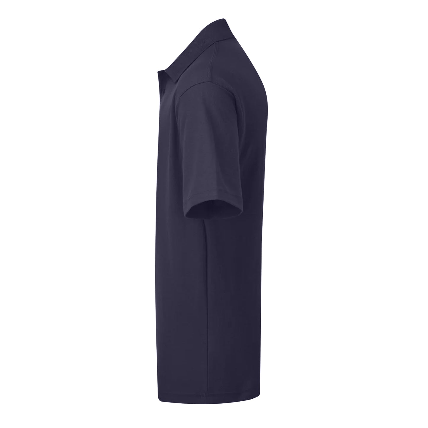Navy Blue - Lifestyle - UCC 50-50 Mens Plain Pique Short Sleeve Polo Shirt