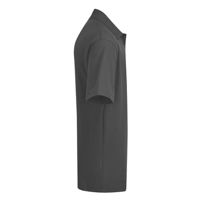 Charcoal - Lifestyle - UCC 50-50 Mens Plain Pique Short Sleeve Polo Shirt