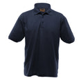 Navy Blue - Front - UCC 50-50 Mens Heavyweight Plain Pique Short Sleeve Polo Shirt