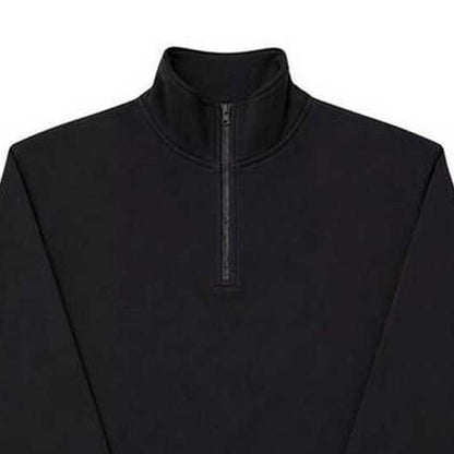 Black - Side - UCC Unisex Everyday 1-4 Zip Sweatshirt