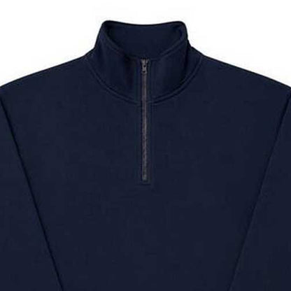 Navy Blue - Side - UCC Unisex Everyday 1-4 Zip Sweatshirt
