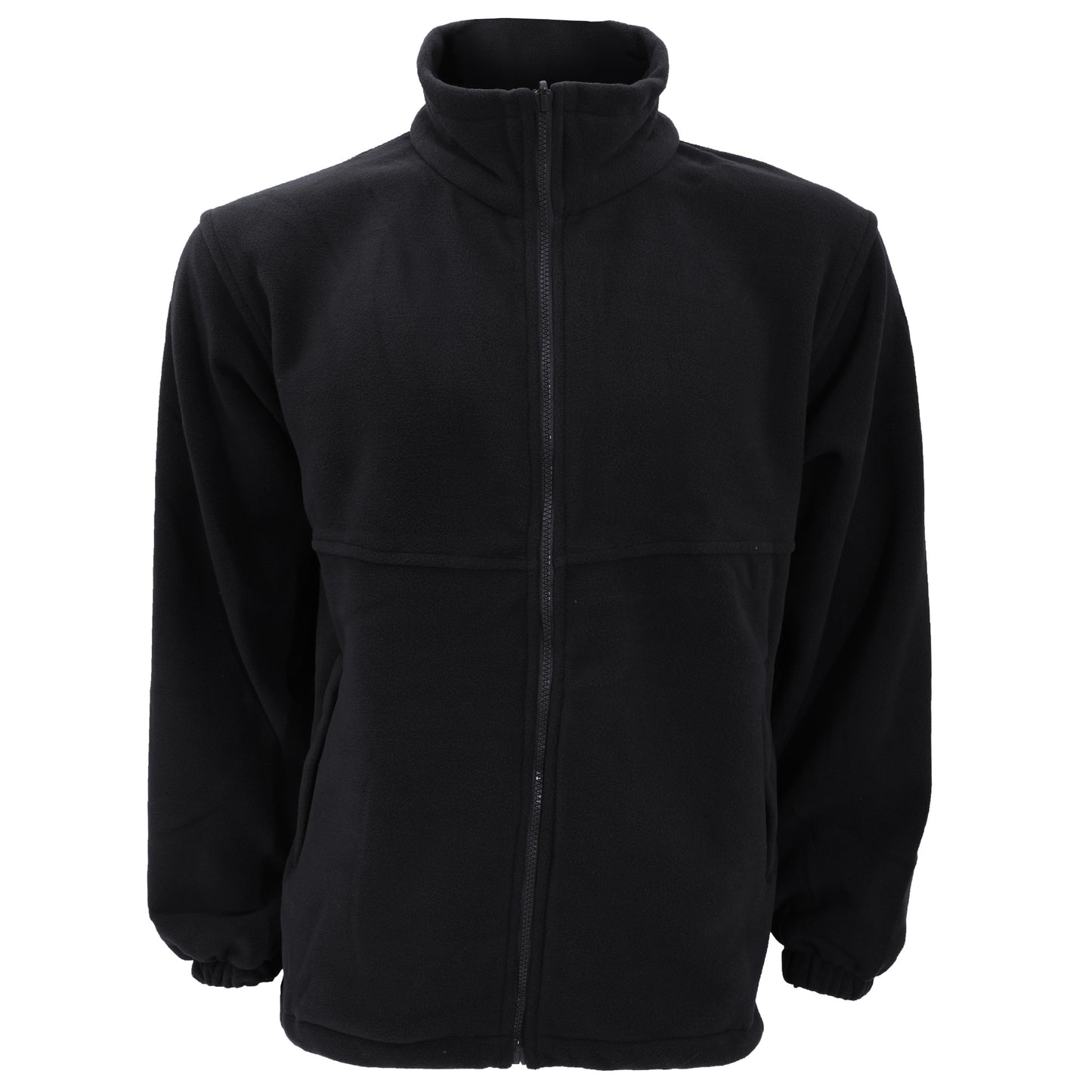 Navy Blue - Front - UCC Unisex Full Zip Polar Fleece Jacket