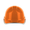 Orange - Back - Venitex Hi-Vis Baseball PPE Safety Helmet