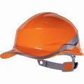 Orange - Back - Venitex Hi-Vis Baseball PPE Safety Helmet