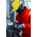 Orange - Front - Venitex Hi-Vis Baseball PPE Safety Helmet