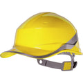 Yellow - Front - Venitex Hi-Vis Baseball PPE Safety Helmet