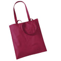 Cranberry - Front - Westford Mill Promo Bag For Life - 10 Litres
