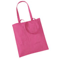 Raspberry Pink - Front - Westford Mill Promo Bag For Life - 10 Litres