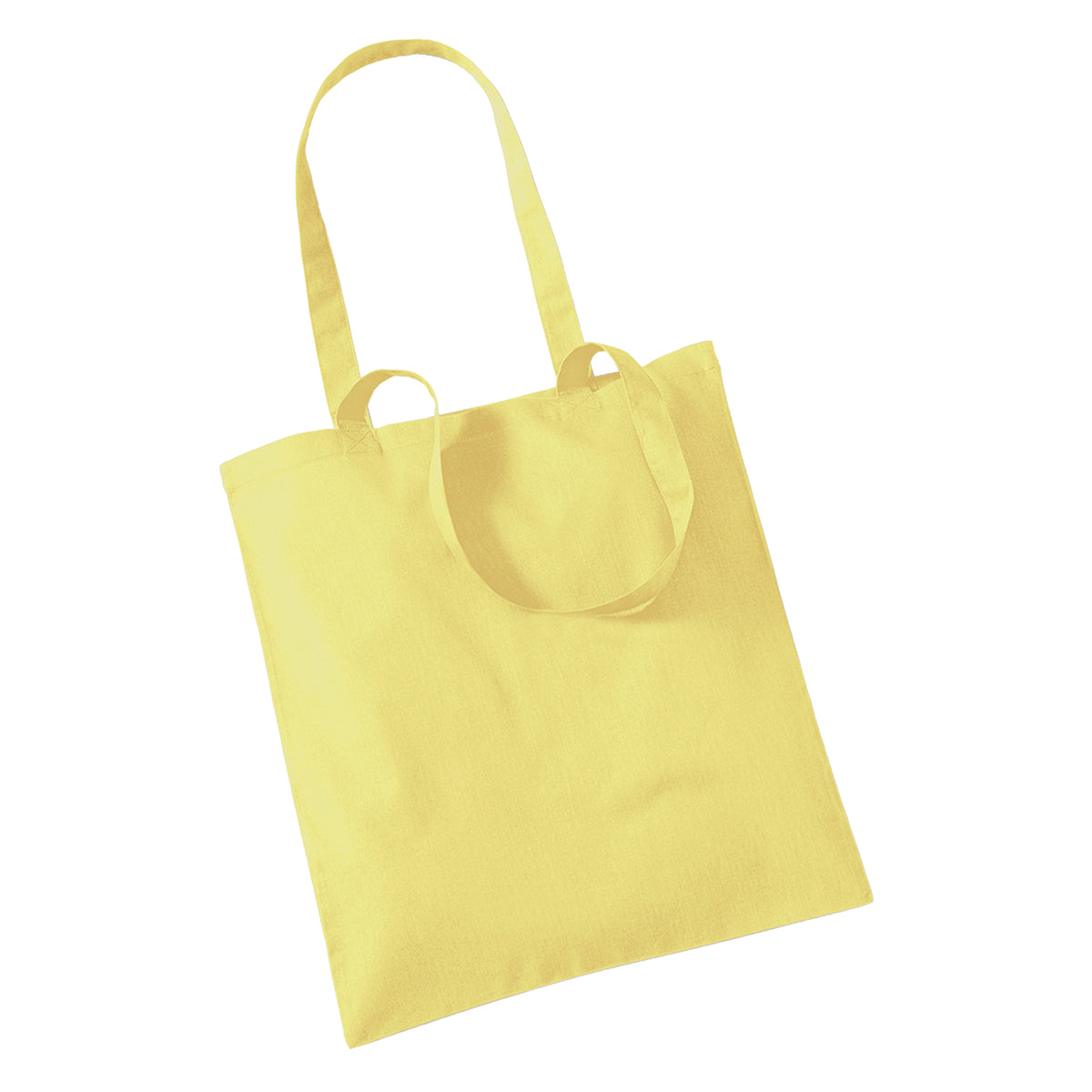 Yellow - Front - Westford Mill Promo Bag For Life - 10 Litres