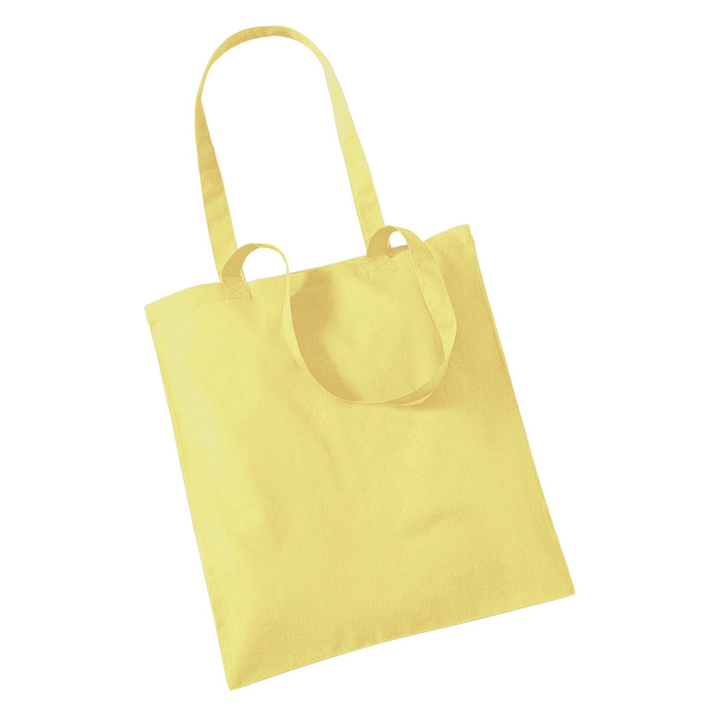 Yellow - Front - Westford Mill Promo Bag For Life - 10 Litres