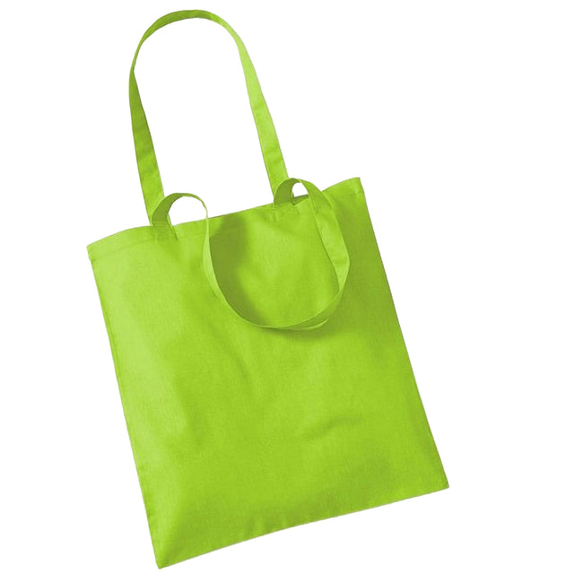 Lime - Front - Westford Mill Promo Bag For Life - 10 Litres