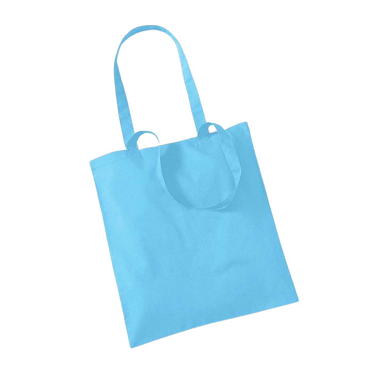 Surf Blue - Front - Westford Mill Promo Bag For Life - 10 Litres