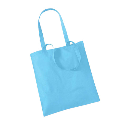 Surf Blue - Front - Westford Mill Promo Bag For Life - 10 Litres