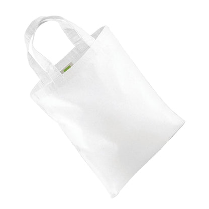 White - Back - Westford Mill Mini Bag For Life - 4 Litres