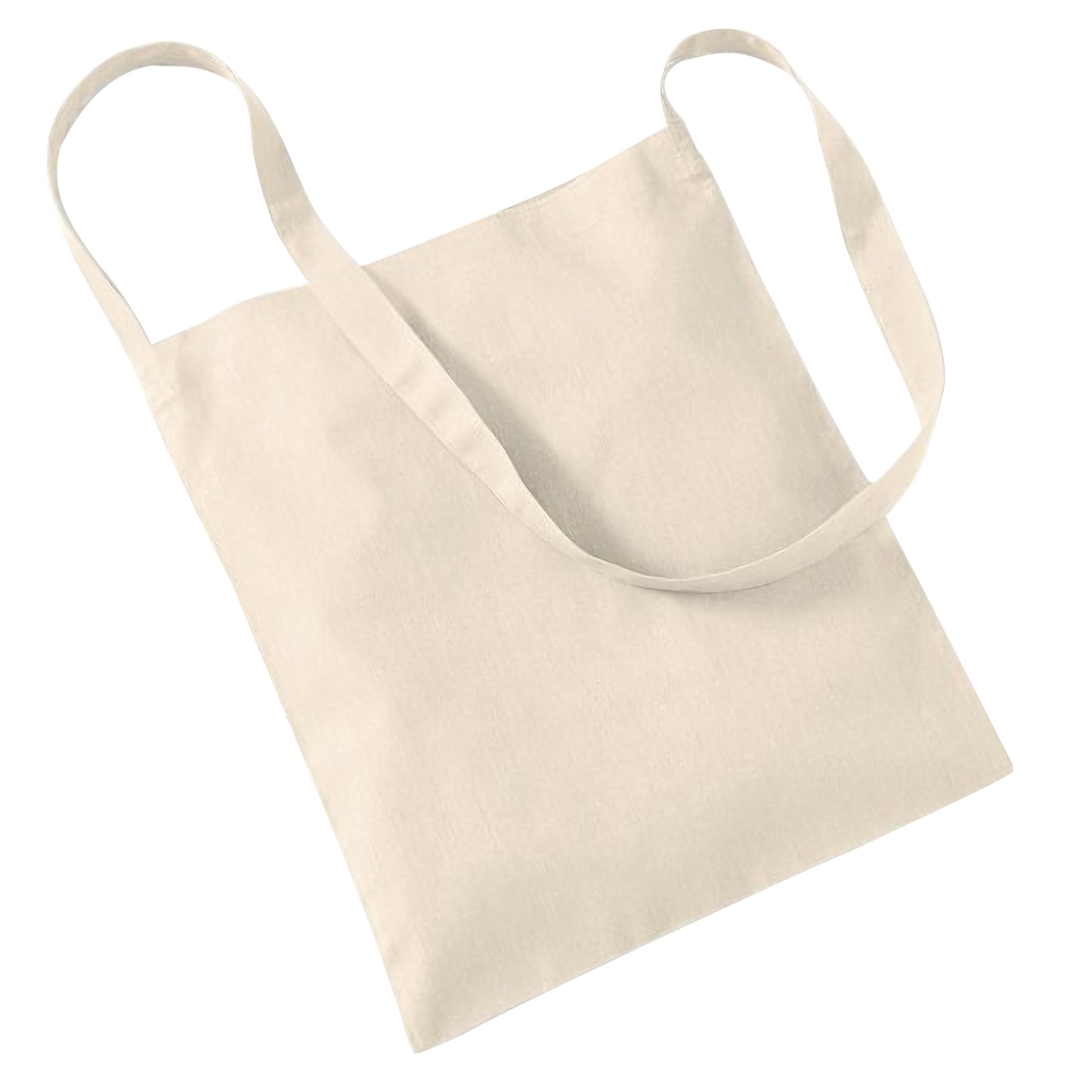 Natural - Front - Westford Mill Sling Tote Bag - 8 Litres