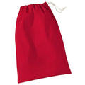 Classic Red - Front - Westford Mill Cotton Stuff Bag