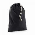 Black - Front - Westford Mill Cotton Stuff Bag - 0.25 To 38 Litres