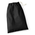 Black - Back - Westford Mill Cotton Stuff Bag - 0.25 To 38 Litres