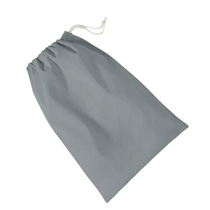 Pure Grey - Back - Westford Mill Cotton Stuff Bag