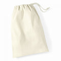 Natural - Front - Westford Mill Cotton Stuff Bag - 0.25 To 38 Litres