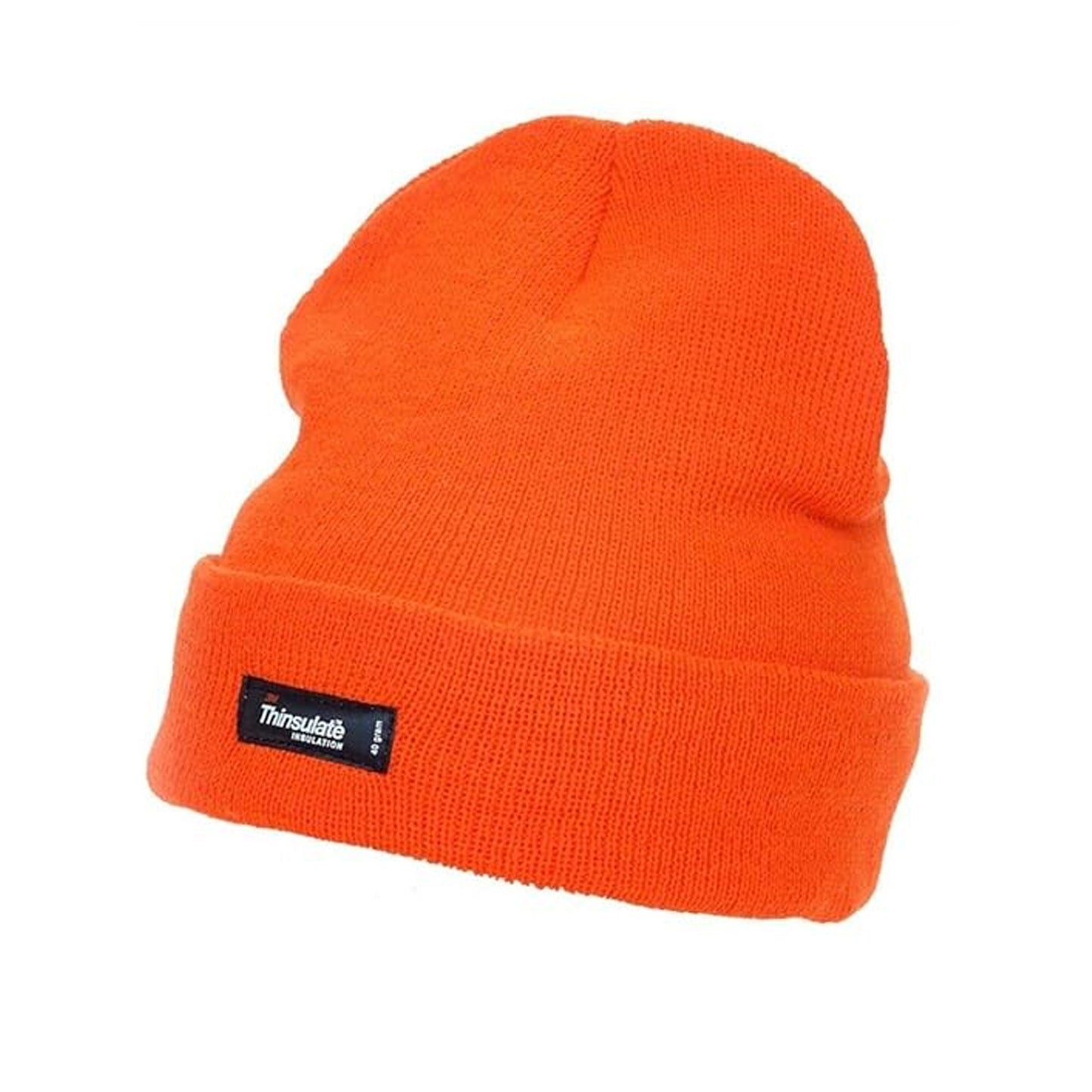 Hi Vis Orange - Front - Yoko Unisex Hi-Vis Thermal 3M Thinsulate Winter Hat