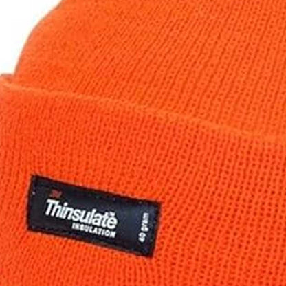 Hi Vis Orange - Pack Shot - Yoko Unisex Hi-Vis Thermal 3M Thinsulate Winter Hat