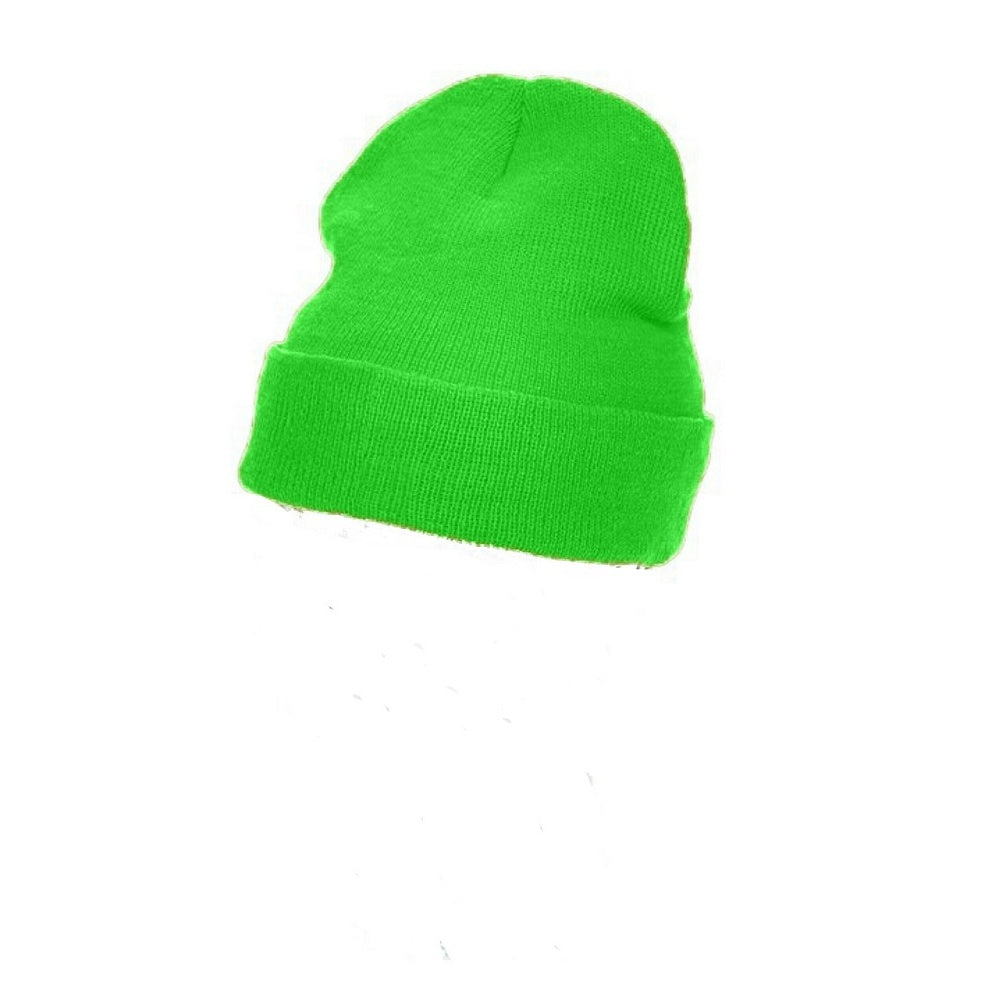 Lime - Back - Yoko Unisex Hi-Vis Thermal 3M Thinsulate Winter Hat