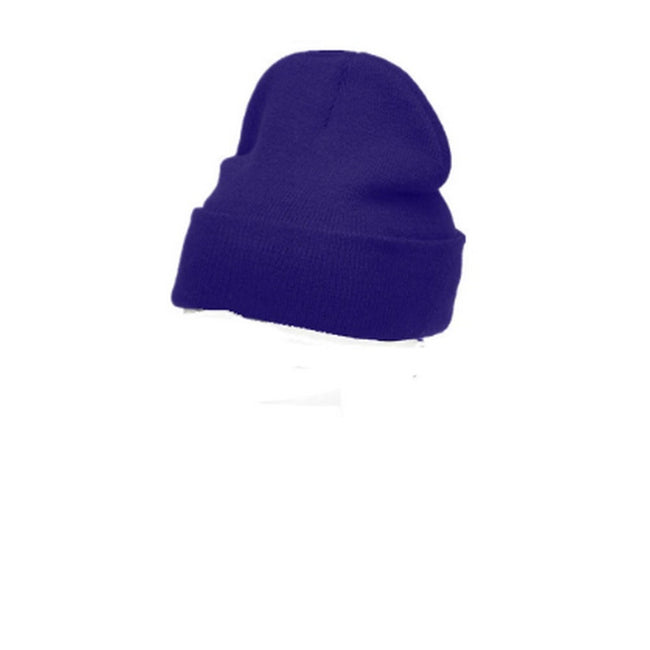 Navy Blue - Front - Yoko Unisex Hi-Vis Thermal 3M Thinsulate Winter Hat