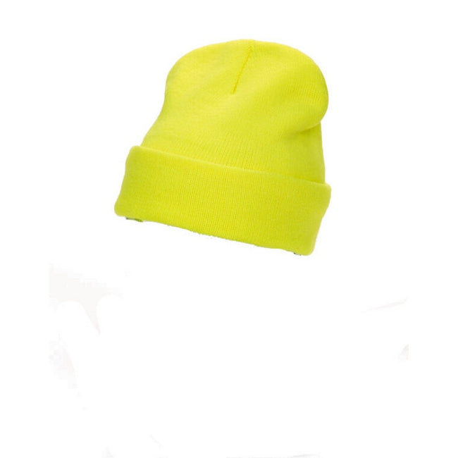 Hi-Vis Yellow - Front - Yoko Unisex Hi-Vis Thermal 3M Thinsulate Winter Hat