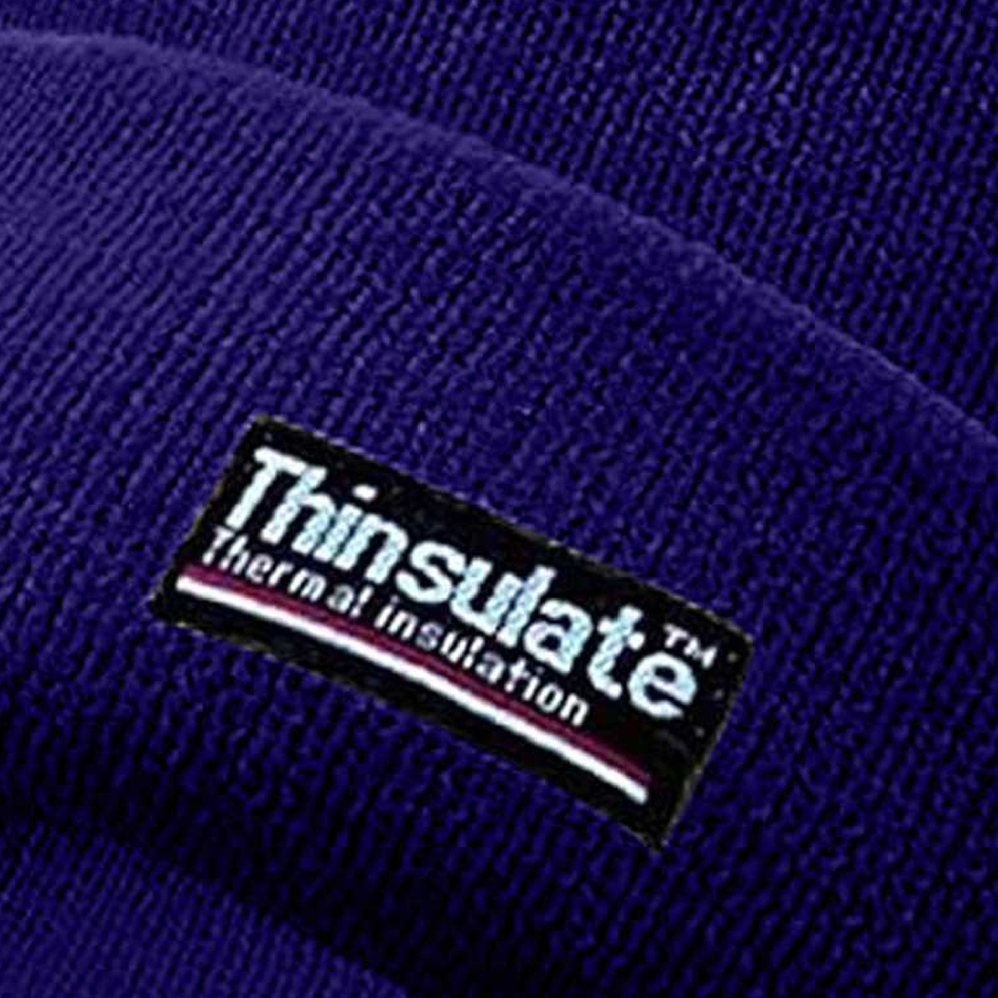 Navy Blue - Pack Shot - Yoko Unisex Hi-Vis Thermal 3M Thinsulate Winter Hat