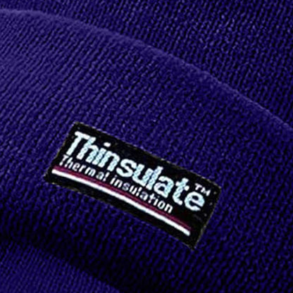 Navy Blue - Pack Shot - Yoko Unisex Hi-Vis Thermal 3M Thinsulate Winter Hat