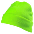 Lime - Front - Yoko Unisex Hi-Vis Thermal 3M Thinsulate Winter Hat
