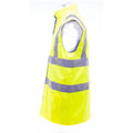 Hi-Vis Yellow - Lifestyle - Yoko Mens Workwear Hi-Vis Reversible Fleece Vest - Jacket