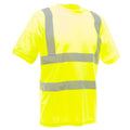 Hi-Vis Yellow - Back - Yoko Ladies-Womens Hi-Vis Short Sleeve T-Shirt