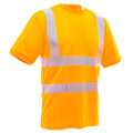 Hi Vis Orange - Front - Yoko Ladies-Womens Hi-Vis Short Sleeve T-Shirt