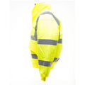 Hi-Vis Yellow - Side - Yoko Mens Hi-Vis Bomber Jacket