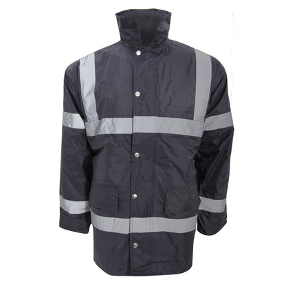 Black - Front - Yoko Mens Workwear Security Jacket